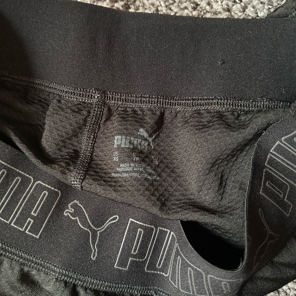 Puma Women's Black Athletic Shorts - Picture 3 of 3